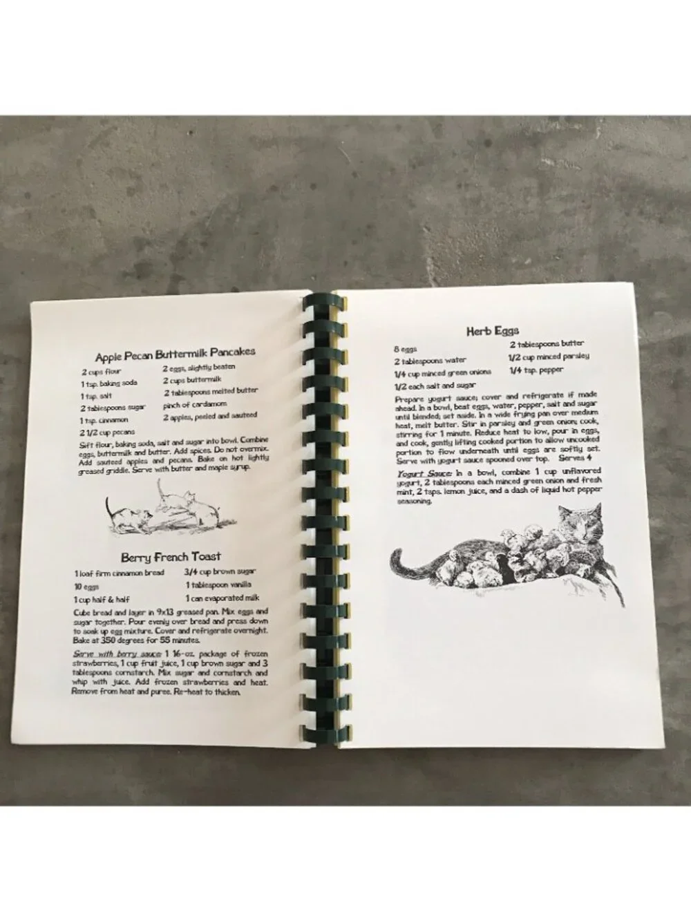 The Albert Stevens Inn The Cats Meow Cookbook Recipes Spiral Bound Cape May NJ